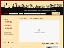 Tablet Screenshot of la-tente-dans-les-etoiles.com